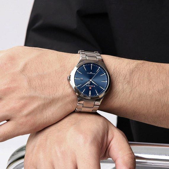 Годинник чоловічий наручний Naviforce Spartan (Сріблястий) Вінниця - фото 4