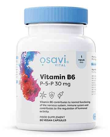 Витамины Osavi Vitamin B6 P-5-P 30 mg — 60 caps Луцк