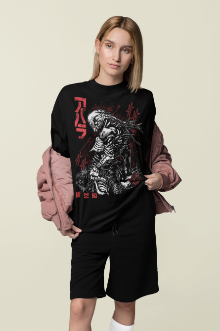 Футболка аниме Абара Манга Ангел Деатх оверсайз (S/M/L) Черний AnimeJ0721 Днепр - изображение 3