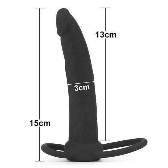 Насадка для подвійного проникнення - Anal Indulgence Collection Silicone Fantasy Double Prober Sex Aura Київ