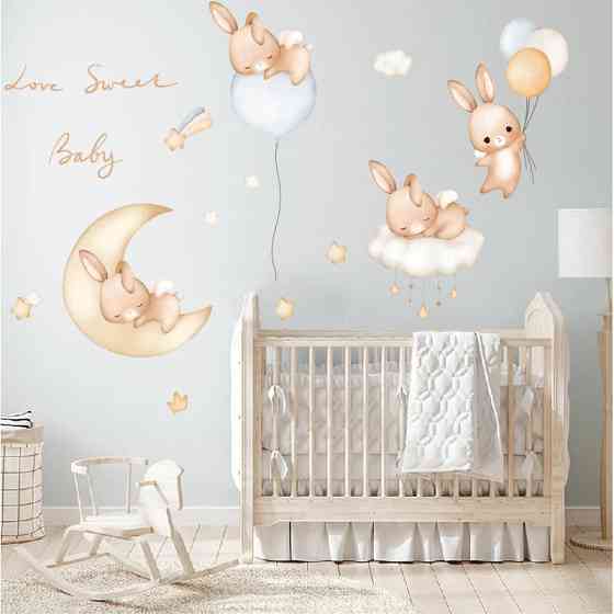 Наклейка декоративная виниловая в детскую комнату 