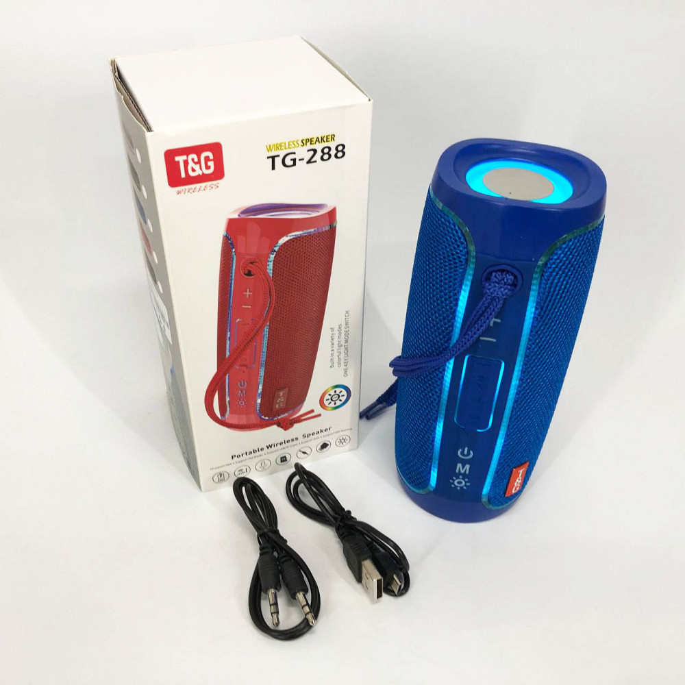 Bluetooth колонка з динамічним підсвічуванням TG288, Портативна колонка з Bluetooth BR-48 Львів - фото 5