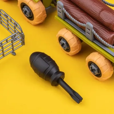 Ігровий набір Otamanko Веселий хутір (трактор із причепом для колод, фермер із коровами) (8806) Вінниця