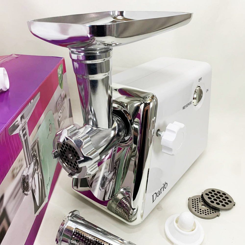 Мясорубка система реверса Dario DMG0320 2000 Вт, Электрическая универсальная мясорубка RE-84 Львов - изображение 2