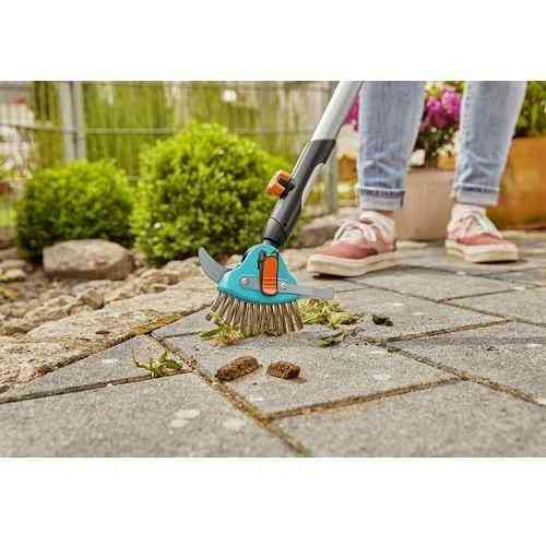 Очисник щілин з ножем та щіткою Gardena Combisystem сталевий 3-в-1 Одеса