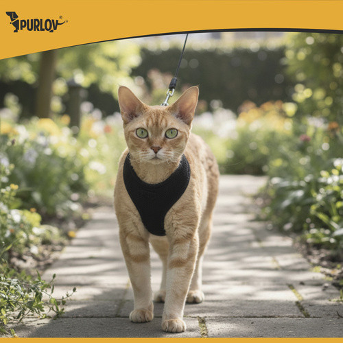 Шлейка регульована для тварин без тиску XS від 3 до 8 кг Purlov (26869) Нововолинськ - фото 6