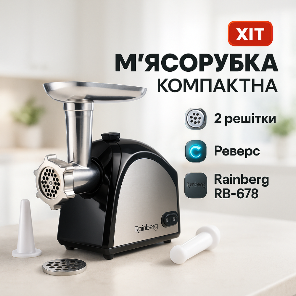 М'ясорубка з теркою для дерунів, Електрична універсальна м'ясорубка 'соковижималка для кухні IT-94 Львів - фото 8