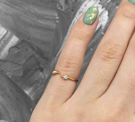 Кольцо Xuping детское 36488К, размер 13, 2мм, позолота 18К Киев