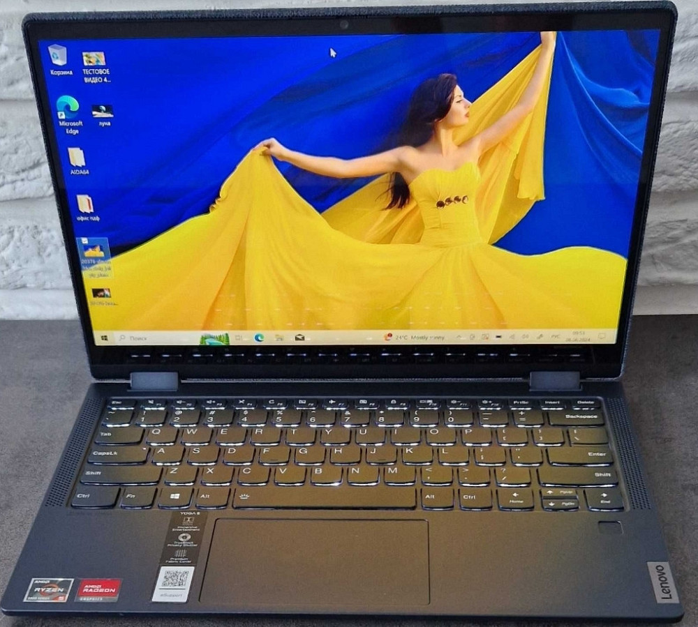 Ноутбук: Lenovo YOGA 6/AMD Ryzen 5 , 5500U / 8 ОЗУ / 256 ССД. Киев - изображение 7