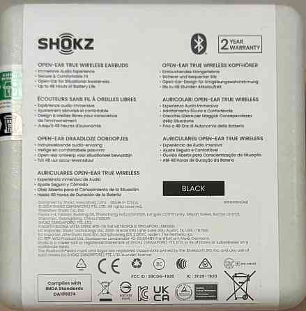 Shokz OpenFit 2 • Black • Нові. Київ
