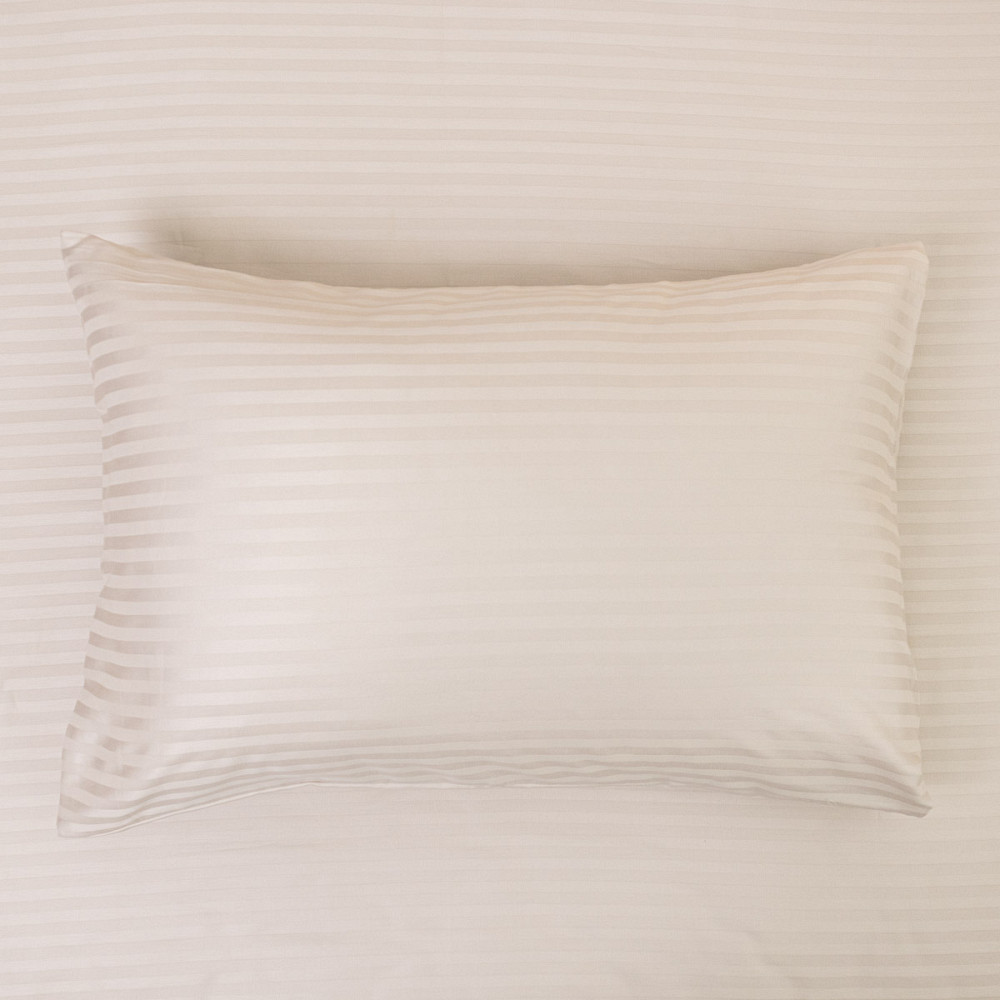 Наволочка страйп сатин на подушку 70х70 см 125 г/м2 YouStar 1 шт. (Перламутровий) Суми - фото 2