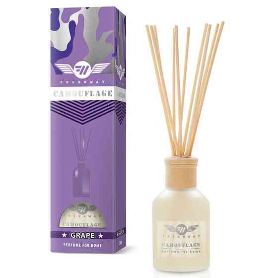 Аромадифузор для дому "Camouflage" Grape (Виноград) 100мл FreshWay Київ