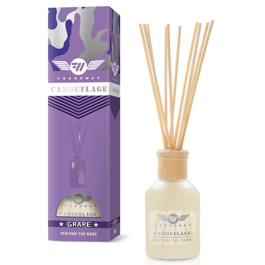 Аромадифузор для дому "Camouflage" Grape (Виноград) 100мл FreshWay Київ - фото 1
