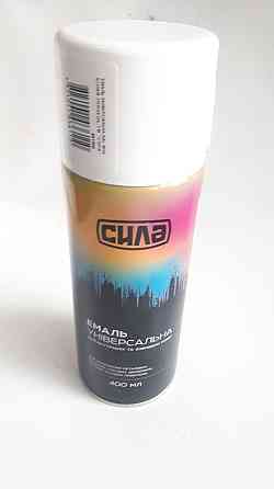 Емаль універсальна RAL 9010 білий глянець, 400 мл (СИЛА) Вінниця