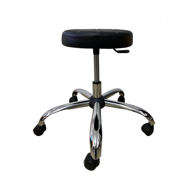 Стілець для майстра без спинки Йола на хромованій ніжці Київ - фото 4