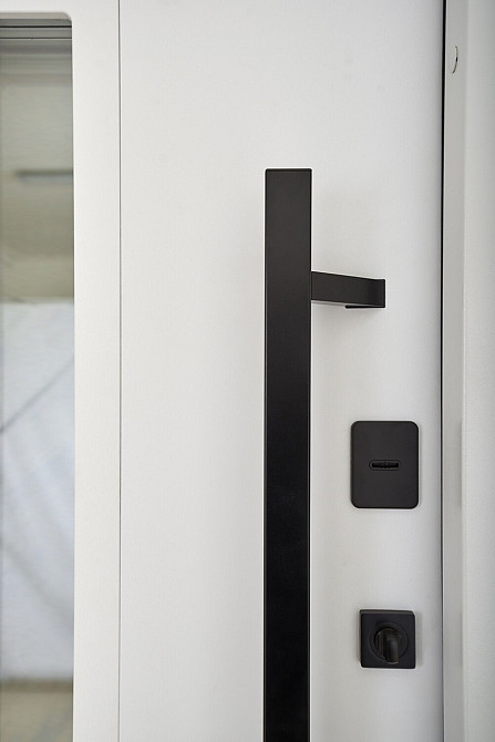 Входная дверь с терморазрывом Abwehr Cottage Queen Лампре Антрацит + Белая уличная пленка 960*2050 мм Киев - изображение 8