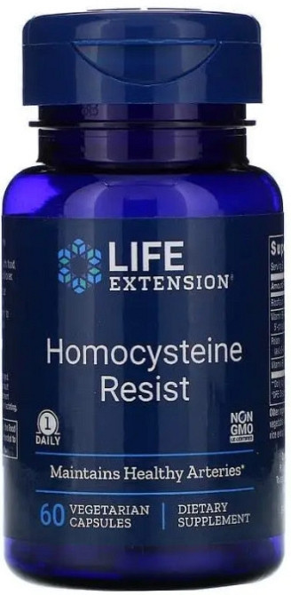 Резистентність гомоцистеїну Life Extension Homocysteine Resist 60 капс Київ - фото 1