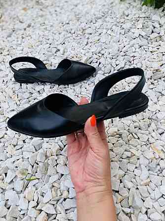 RONE Босоніжки жіночі чорні RONE B-176 літні з натуральної шкіри, із закритим носком р. 38-39 3 Коломыя