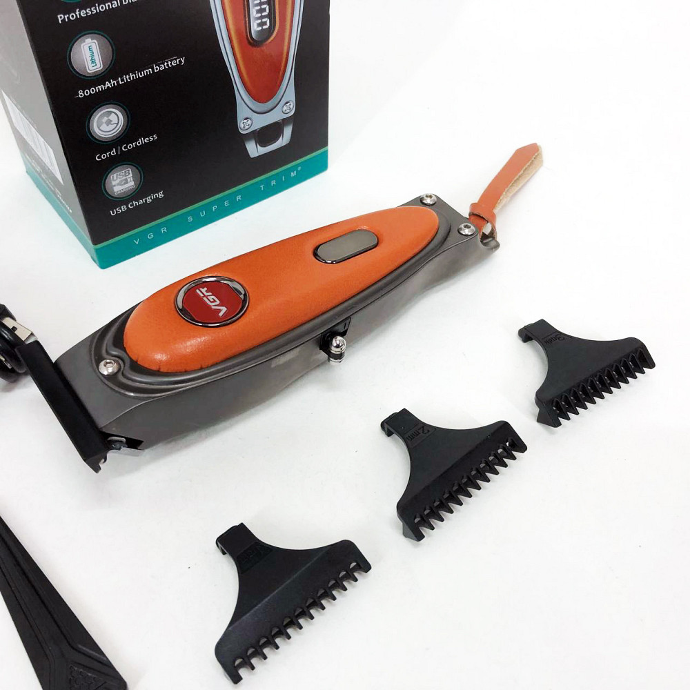 Малошумна машинка для стрижки волосся, Акумуляторна універсальна машинка для стрижки Тример скронь TG-58 Львів - фото 12