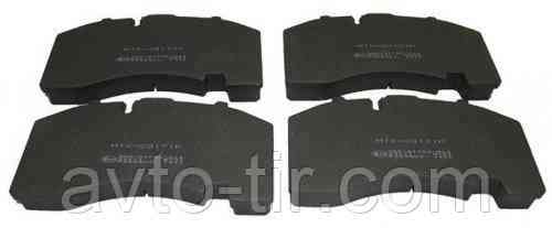 Колодки тормозные SAF / BPW 29171,29158 (на ось) з вирізом під датчик Луцк