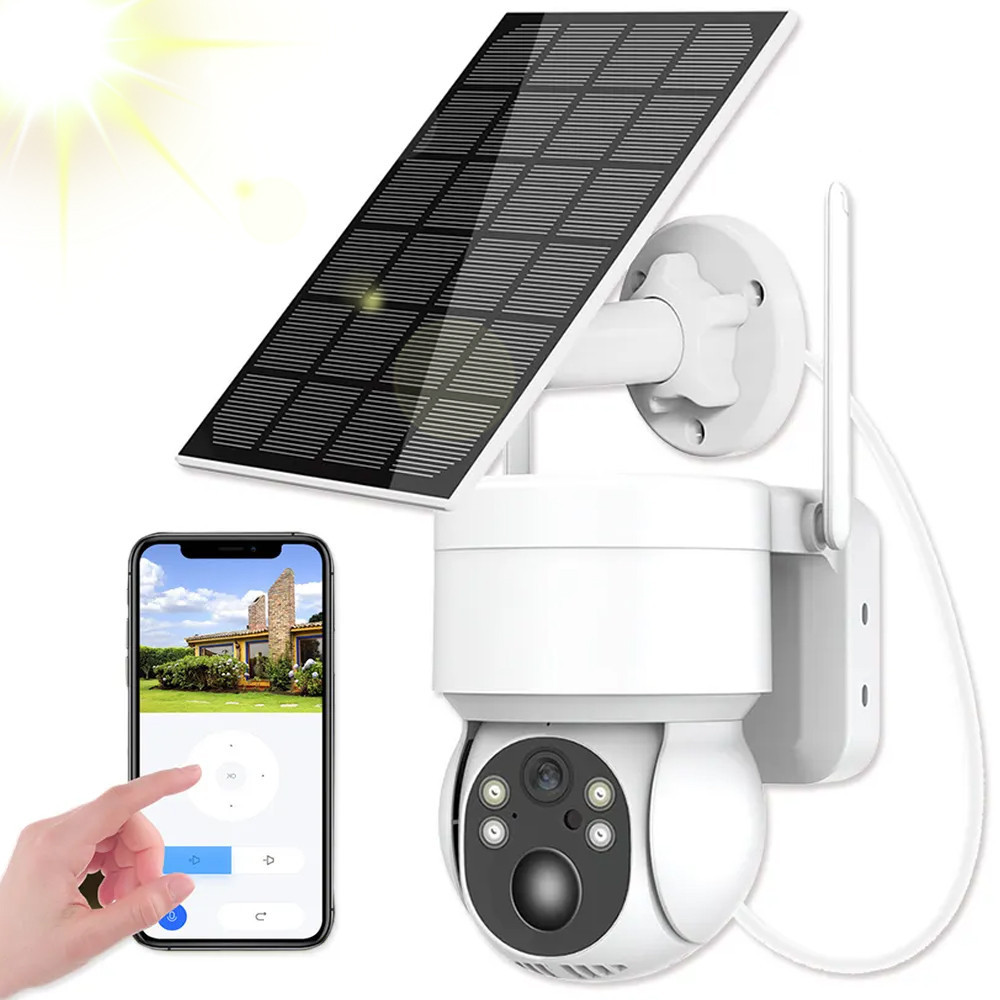 Уличная WIFI камера видеонаблюдения 6Мп с солнечной панелью,TQ1 SBR Киев - изображение 1