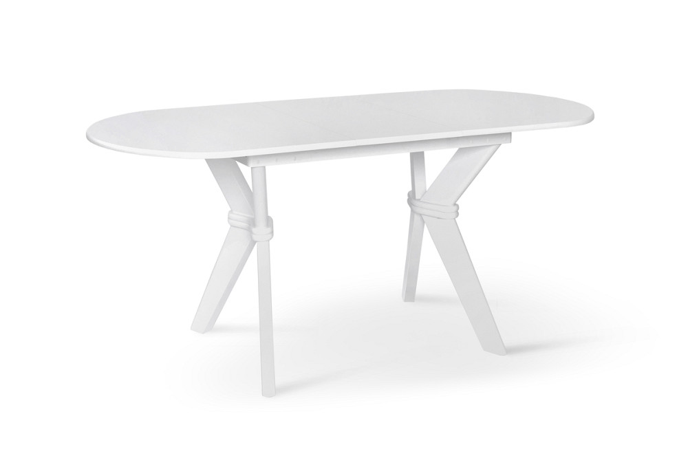 Стіл обідній Брайтон (1290+340)*810, білий Київ - фото 1