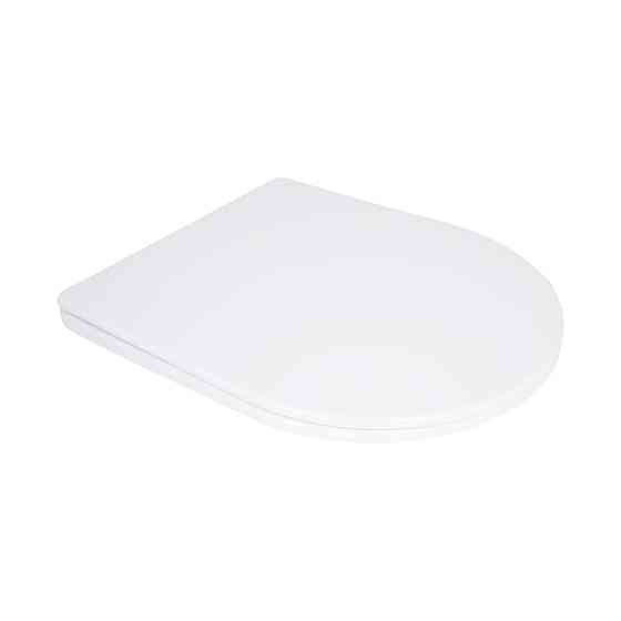 Qtap Сидіння для унітаза (Jay 640, Swan 640) 422x360x30 мм, White, з мікроліфтом, Slim Duroplast, Quick Release QTSC179W48699 Київ