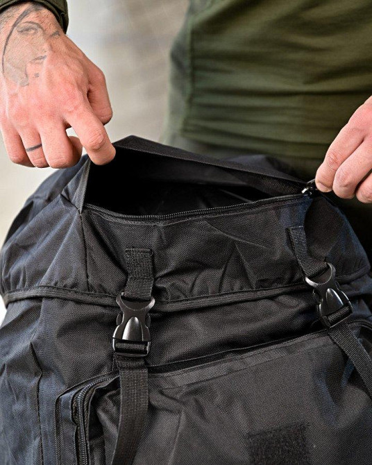 Рюкзак тактичний 50 л Darvall чорний ПП4628 Одеса - фото 5