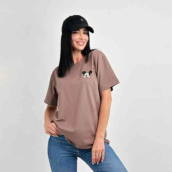 Женская футболка свободного кроя 