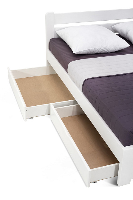 Деревянная кровать   Престиж 140х200, Ольха, Белый Харьков - изображение 10