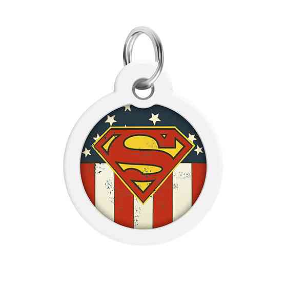 Адресник для собак и кошек металлический WAUDOG Smart ID с QR паспортом, рисунок 