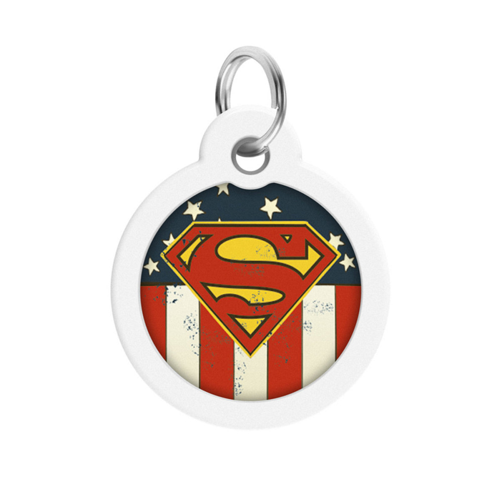 Адресник для собак и кошек металлический WAUDOG Smart ID с QR паспортом, рисунок 