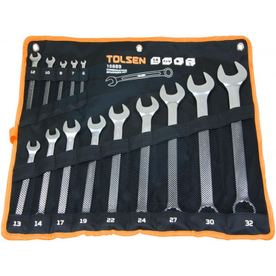 Ключ Tolsen комбінованих у чохлі 14 шт (15889) Вінниця - фото 4