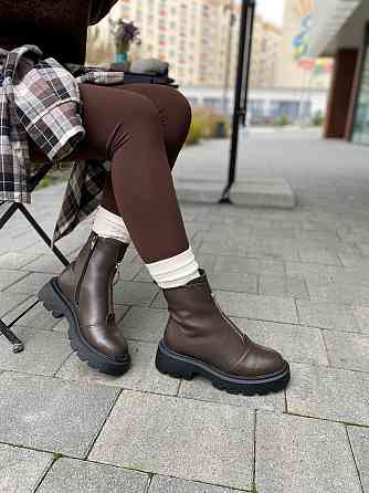 Garti Черевики жіночі GARTI 307 шоколадні (зима, шкіра натуральна) (6091) Коломия
