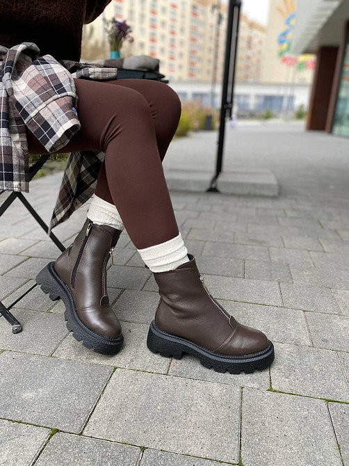 Garti Черевики жіночі GARTI 307 шоколадні (зима, шкіра натуральна) (6091) Коломыя - изображение 3