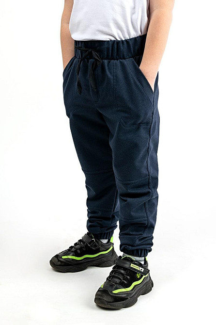 Штани дитячі, темно-сині Крохатушка одяг Київ - фото 3