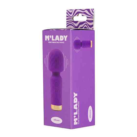 Вібромасажер M’Lady Mini Vibrating Wand Purple Sex Aura Київ