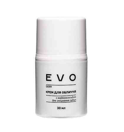 Крем для лица с мадекасосидом для укрепления сосудов EVO derm 30 мл Киев