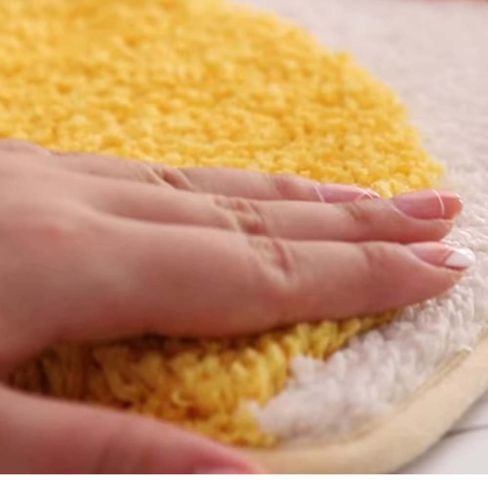 Коврик для ванной комнаты и душа коврик для ног в душевую,микрофибра,атискользящий 50х80 см,белый Каменец-Подольский - изображение 7