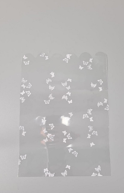 Пакет з малюнком для пакування подарунків (20*30) No382 (13) (ажурний) "Метелик" (100 шт.) Харків - фото 2