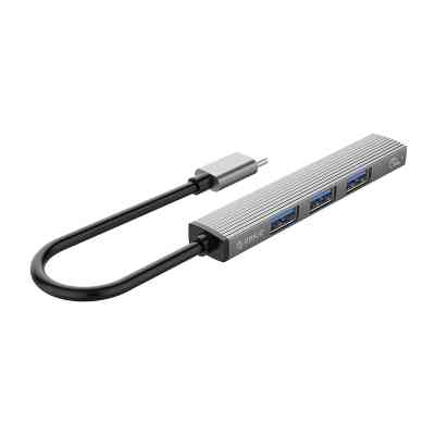 Концентратор Orico Type-C to USB3.0, 3xUSB2.0 (AH-13-GY-BP) (CA913534) Винница
