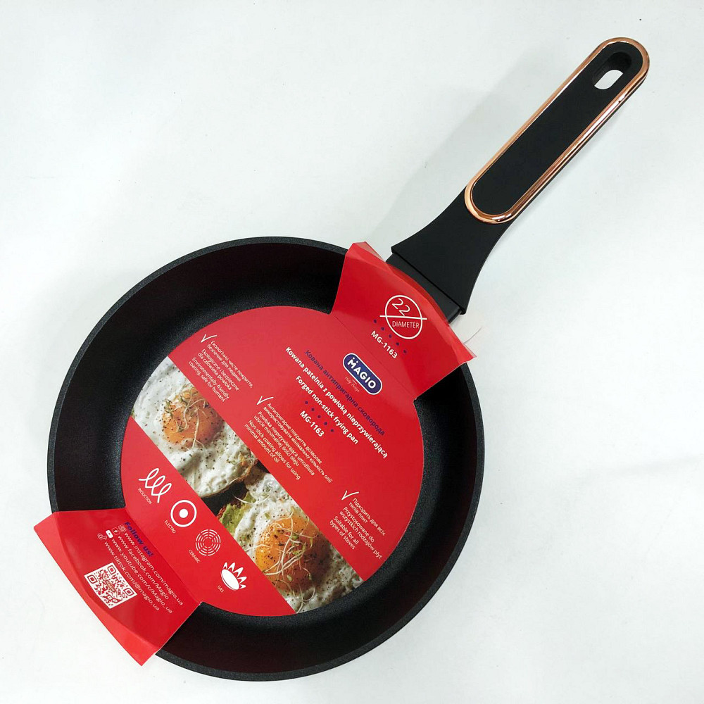 Сковорода надовго, Сковороди з покриттям від пригорання, Надійна сковорода для дому FV-56 Івано-Франківськ - фото 3