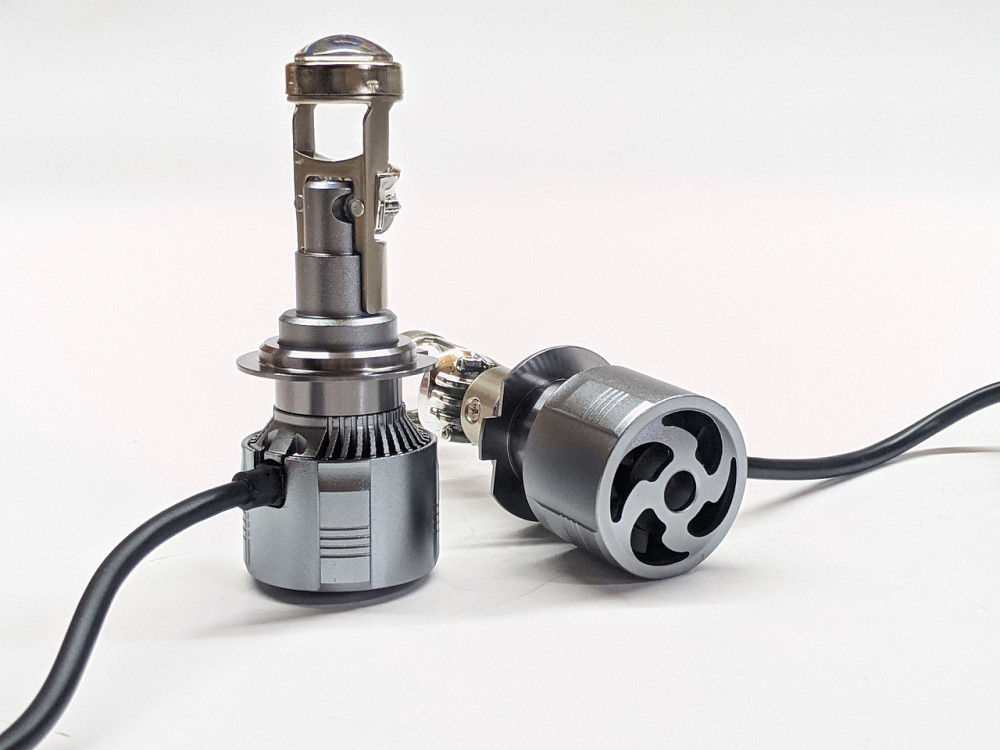 Н7 міні лінзи Н7 мини линзы H7 mini lens світлодіодні лампи з лінзами Харків - фото 1