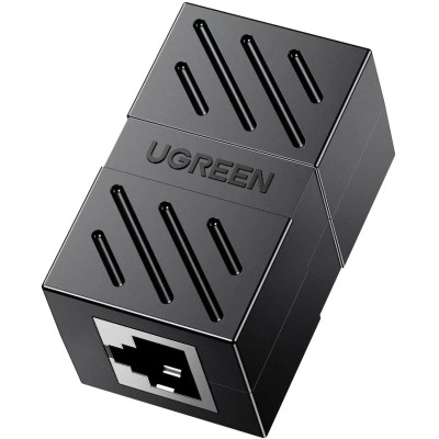 Зрощувач RJ-45 NW114 Ethernet Cable Extender Adapter Black Ugreen (20390) Вінниця - фото 1