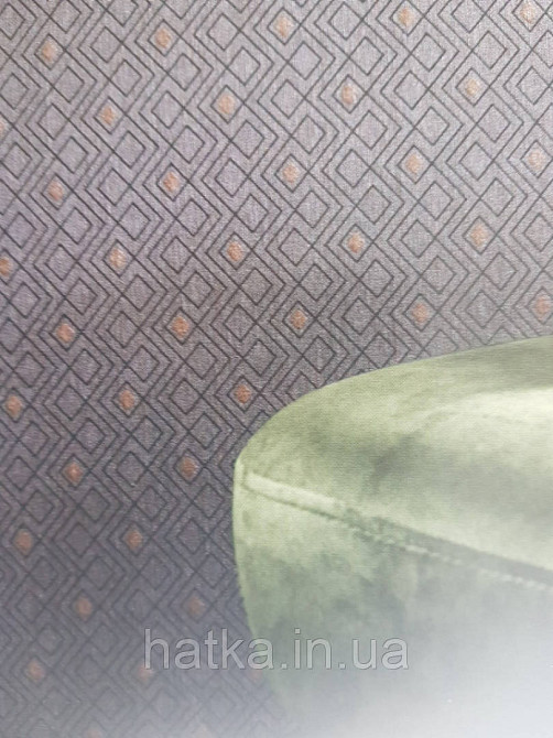 Текстильні шпалери на флізеліновій основі Cador Rasch Textil 086552 чорні ромби геометрія абстракція Київ - фото 1