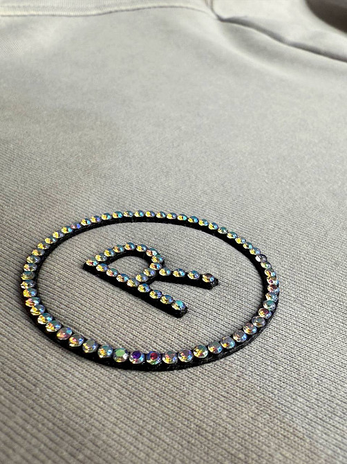 Лонгслив женский A-N 2517-5 трикотажный варка тай-дай с камешками 