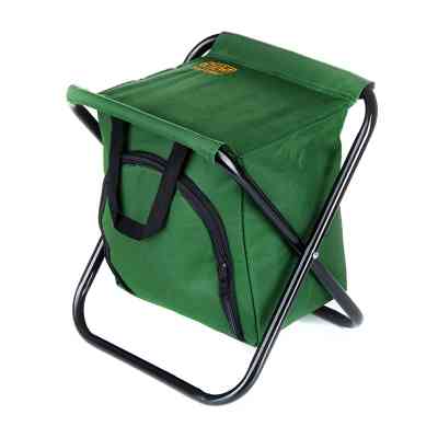 Стул складной СИЛА 27х32х33 см сталевий каркас D16mm з термосумкою (960767) Винница