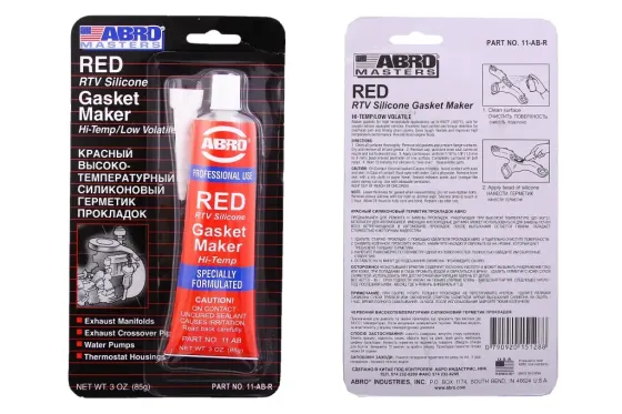 Герметик-прокладка Abro 85г красный Винница
