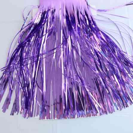 Дождик гирлянда 200 см на 30 см сиреневый Киев