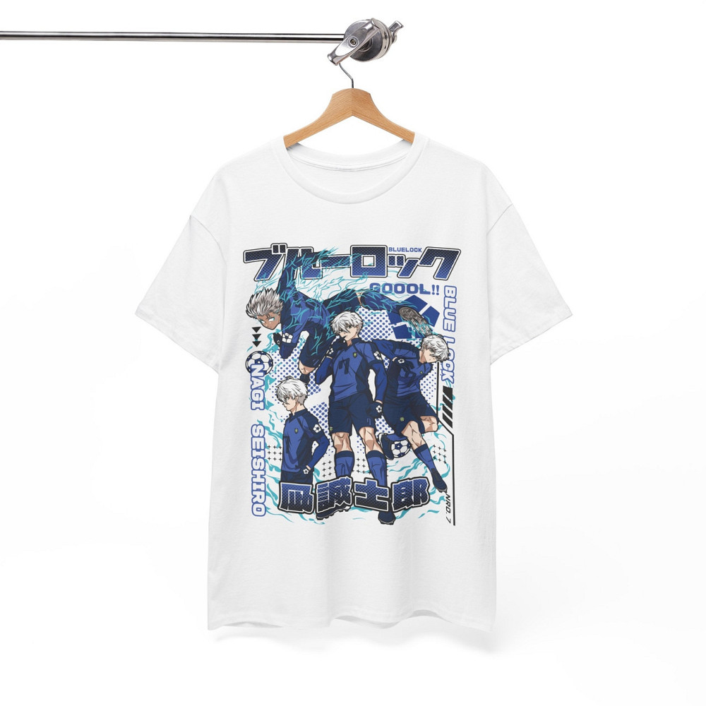 Футболка мужская аниме Аниме Манга Наги Блуе оверсайз (S/M/L) Черний AnimeJ0498 Днепр - изображение 14